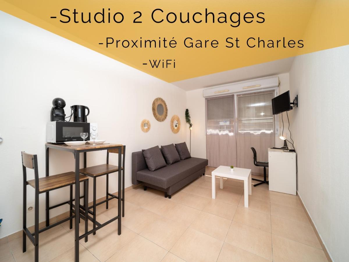 Appartement Climatise Avec Parking A 6Min A Pied De La Gare St Charles Marseille Exteriör bild