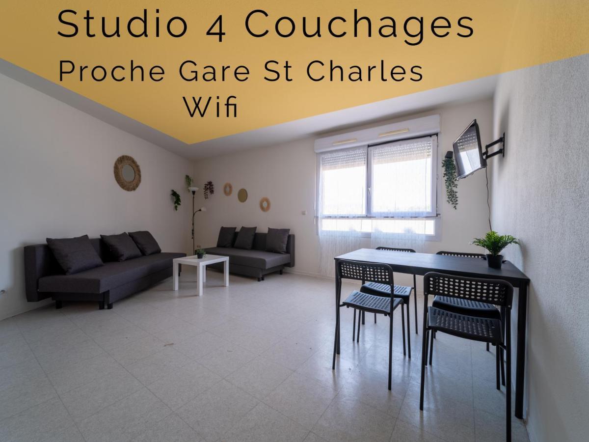 Appartement Climatise Avec Parking A 6Min A Pied De La Gare St Charles Marseille Exteriör bild