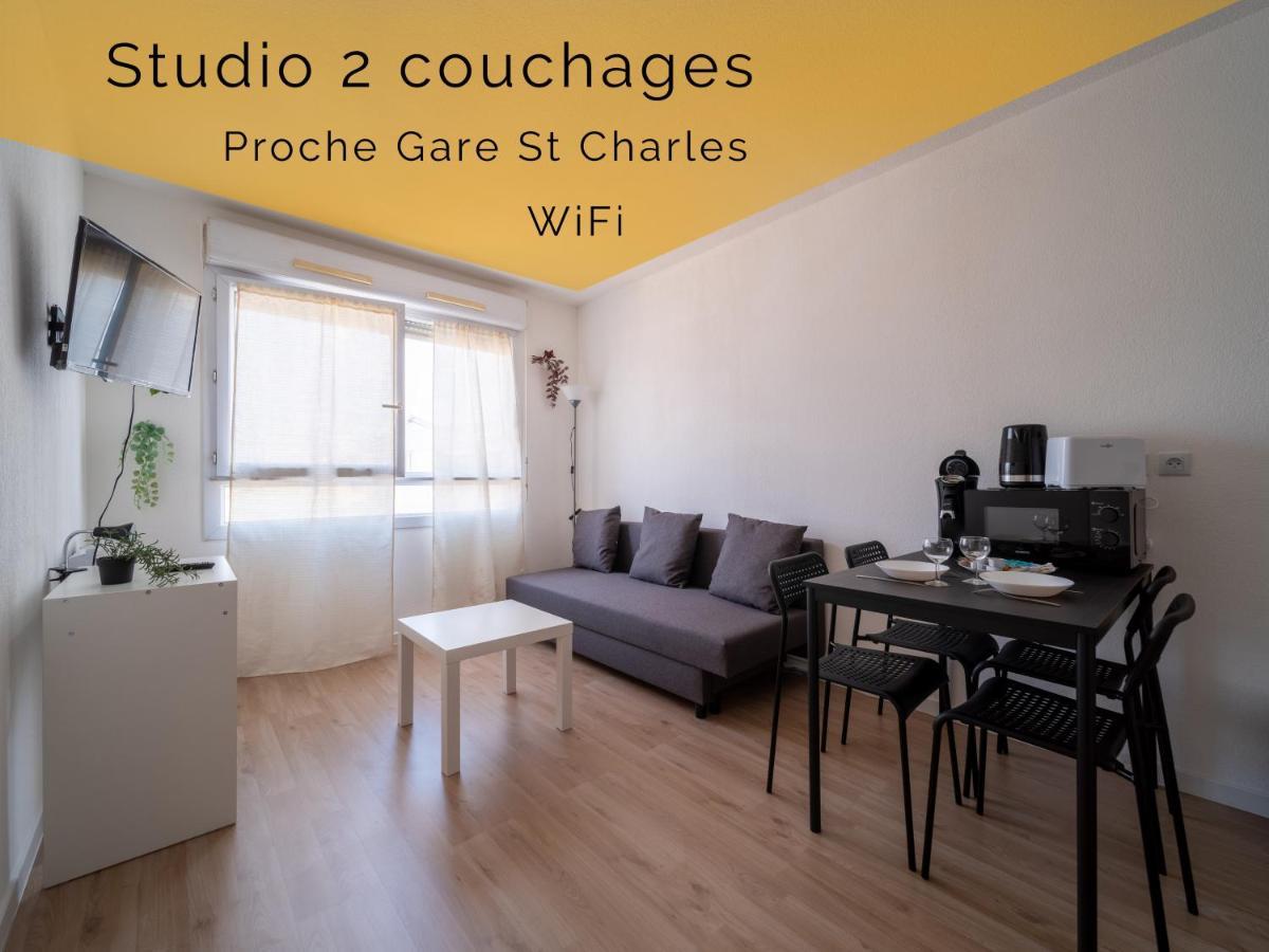 Appartement Climatise Avec Parking A 6Min A Pied De La Gare St Charles Marseille Exteriör bild