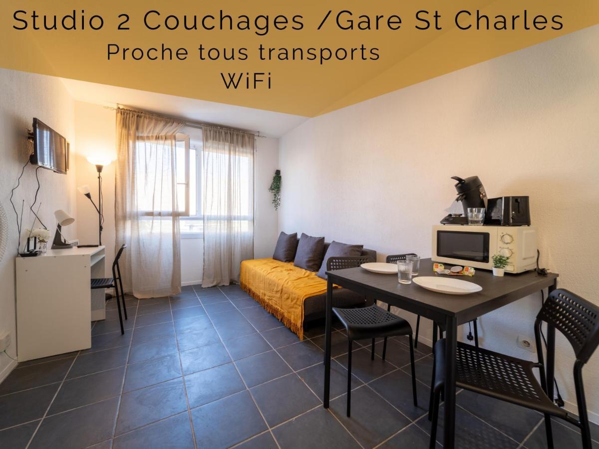 Appartement Climatise Avec Parking A 6Min A Pied De La Gare St Charles Marseille Exteriör bild